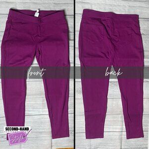 Stretch Skinny Dress Pants with Back Pockets